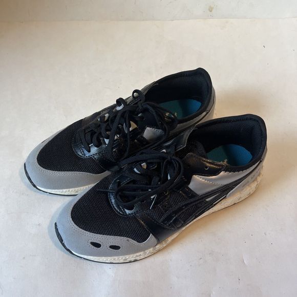 Asics Mens Hyper Gel-Lyte 1191A011 Lace Up Low Top Black Running Shoes Size 6.5 - Picture 4 of 11